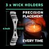 VViViD Candle Making Kit Deluxe Edition, Full DIY Starter-to-Professional Set, Wax, Jars, Tins, Dyes and More view 3
