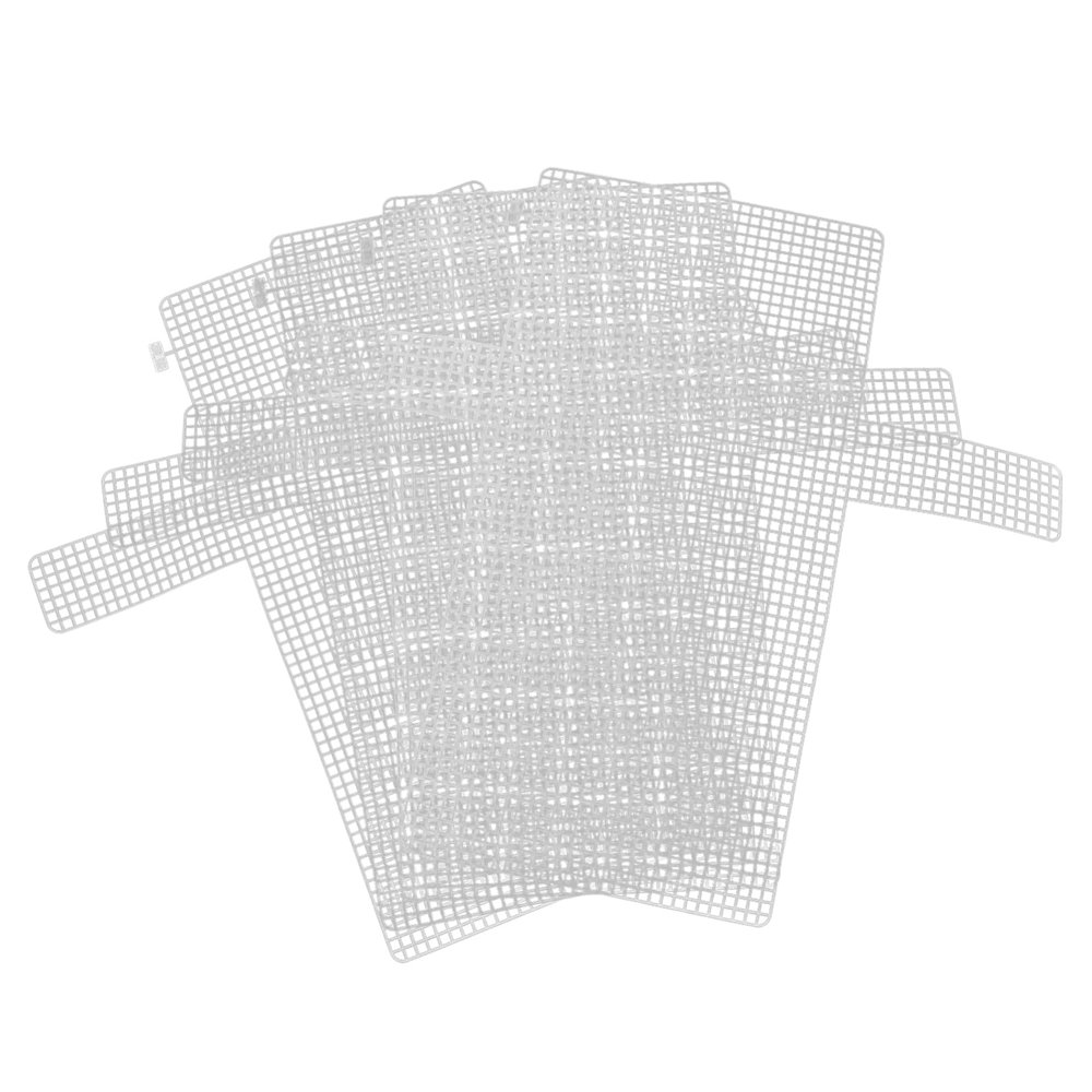 Deer Style Plastic Mesh Sheets 4- .75X14.37 Inch DIY Mesh Sheets for Handmade Bags Crochet Canvas Grid Accessories for Craft Projects