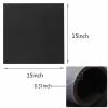 BEILOCKERY 1 Sheet 15" 15" Silicone Pad for Flat Heat Press, 0.31 Inch Thickness, Black Replacement Accessory for T-Shirt Heat Press Transfer, Foam Silicone Sheet view 2