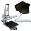 BEILOCKERY 1 Sheet 15" 15" Silicone Pad for Flat Heat Press, 0.31 Inch Thickness, Black Replacement Accessory for T-Shirt Heat Press Transfer, Foam Silicone Sheet view 3