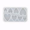 Ldabrye Silicone Molds for Epoxy Resin Pendant Mould Resin Mold Multi-Shapes Jewelry Molds with Holes Hand-Making Accessories Silicone Material for Earrings view 1