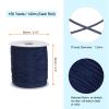 uxcell 1.5mm Nylon String Cord 150 Yards Nylon Satin String Bracelet String Chinese Knotting Cord Beading Thread for Jewelry Making Braided Necklaces Macrame Trim Craft Navy Blue view 2