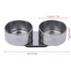 Paint Cups with Lids, Paint Pallets with Lightweight Stainless Steel Paint Palette Tray for Oil Painting view 3