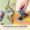 ELUKHT Rug Tufting Gun & Carpet Trimmer Kit,2 in 1 Cut Pile and Loop Pile Tufting Gun,Tufting Gun Kit High Speed 5-40 Stitches/Sec (Green) view 2