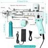 ELUKHT Rug Tufting Gun & Carpet Trimmer Kit,2 in 1 Cut Pile and Loop Pile Tufting Gun,Tufting Gun Kit High Speed 5-40 Stitches/Sec (Green) view 4