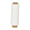 50 Meters,Roll 150D,16 Leather Stitching Sewing, Leather Sewing Stitching Flat Waxed Thread String Cord, Waxed Thread, Hand Stitching Waxed Thread (White) view 1