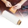 50 Meters,Roll 150D,16 Leather Stitching Sewing, Leather Sewing Stitching Flat Waxed Thread String Cord, Waxed Thread, Hand Stitching Waxed Thread (White) view 3
