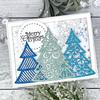 CLSVYBK Dies-Cut for Card Making Metal Scrapbooking Birthday Decor Cutting Dies DIY Paper Photo Album Decor Art Craft Embossing Stencils Tool (Christmas Tree-14.3x9.1cm) view 1