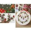 Chenflying 1/3 Sets Embroidery Starter Kits with Christmas Pattern, Cross Stitch Kit for Beginners Adults, Living Room Bedroom DIY Decorations Craft Gifts (Snowman) view 4