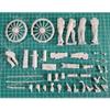 1/24 Scale Resin Model Kit Artillery Crew Figures with Cannon, Unassembled and Unpainted, Military War Die Casting, Builing Model Kit Toys view 3