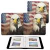 Coikll Vintage Flag Eagle Leather Photo Album 3-Ring DIY Picture Book for Family Wedding Self-Stick Scrapbook view 1