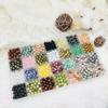 Basigeese 1120pcs Natural Stone Beads Polished Beading 6mm Loose Beads Gemstone Crystal Energy Stone Healing Power for DIY Jewelry Making (6mm 28 Materials A) view 2