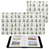 ALAZA Christmas Trees and Plaid Photo Album Self Adhesive Scrapbook Album PU Leather Cover 3 Ring Binders Photo Book for Wedding Family Travel Memory view 2