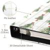 ALAZA Christmas Trees and Plaid Photo Album Self Adhesive Scrapbook Album PU Leather Cover 3 Ring Binders Photo Book for Wedding Family Travel Memory view 3