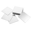 25 Mini Acrylic Square Mirrors - 3x3Inch Adhesive Craft Mirror Tiles for DIY Projects view 1