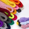 Gumney 5 Yards Stretchy Elastic Thread, 2mm Round Sturdy Elastic Handmade Cord Elastic Band for DIY Jewelry Making Beading Sewing Crafting Accessories(Purple) view 3