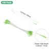 M METERXITY 100-Pack Artificial Flower Stamen Kit, Mini Double Heads Flower Stamens Pistil, Stamens for Flower Making/Craft DIY Wreaths/Wedding Floral Arrangements [Green] view 3