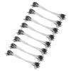 M METERXITY 200-Pack Artificial Flower Stamen Kit, Mini Double Heads Flower Stamens Pistil, Stamens for Flower Making/Craft DIY Wreaths/Wedding Floral Arrangements [Black] view 1
