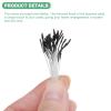 M METERXITY 200-Pack Artificial Flower Stamen Kit, Mini Double Heads Flower Stamens Pistil, Stamens for Flower Making/Craft DIY Wreaths/Wedding Floral Arrangements [Black] view 2