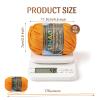 LIHAO 15 Skeins Acrylic Yarn for Crocheting Beginners Crochet Kit with 2.5mm Hook, 2625 Yards Bulk Anti-Splitting Yarn Bundles for Amigurumi, Granny Squares and DIY Crafting view 2