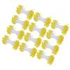 M METERXITY 1800-Pack Artificial Flower Stamen Kit, 3mm Mini Double Heads Flower Stamens Pistil, Stamens for Flower Making/Craft DIY Wreaths/Wedding Floral Arrangements [Yellow] view 1