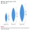 uxcell Ceramic Mosaic Tile, About 200g Teardrop Leaf Tile Mosaic Block for Handicrafts Artwork, Blue/Sky Blue view 2