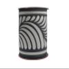 3.8 Yards Spool 3.9" Width Dark Gray & Cream Drop Drapery Trim Jacquard Ribbon for Your Drapes Curtains Drapery Banding Trim Tape V5 210 view 3