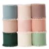 UTHCLO 9rolls Soft Fringe Chiffon Ribbon for Crafts Wedding Invitations Bouquets and Wrapping Each Elegant Colors view 1