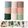 UTHCLO 9rolls Soft Fringe Chiffon Ribbon for Crafts Wedding Invitations Bouquets and Wrapping Each Elegant Colors view 2