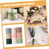 UTHCLO 9rolls Soft Fringe Chiffon Ribbon for Crafts Wedding Invitations Bouquets and Wrapping Each Elegant Colors view 3