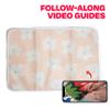 CRAFT CLUB Daisy Rug Making Kit | DIY Tools | Latch Hook Kit for Adults | Colourful Floral Home Dcor Rug for Living Spaces | 24in x 16in view 3