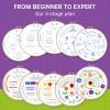 CYANFOUR 5 Stage Starter Embroidery Kit for Beginners Adults and Teens, Easy to Learn 33 Different Stitches from Video & Instruction, Needlepoint Kits for Adults view 3