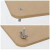 PATIKIL 9" Square Pottery Wheel Bat System, 2 Pcs 1/3" Thick Clay Throwing Head Bats Ceramic Pottery Tools Apart with 10" Pin Holes for Pottery Wheels view 3