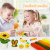 620 Pieces Pipe Cleaners Craft Set, 600 Pcs Chenille Stems with 20 Pcs Flower Stems, Craft Supplies Bulk for DIY Art and Craft Projects Creative Gift Wrapping Party Decorations(Golden Yellow Series) view 3