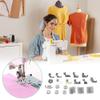 Leopacat Presser Foot Sewing Machine Feet Kit, Set Professional Stainless Material Steel Suitable for Most Machines Multiple in One Universal Snap On Low Shank Kit Accessories view 4