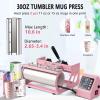 Hitgrand Heat Press 15x15 inch, Heat Press Machine for T-Shirts, 5 in 1 Heat Press Machine with 30 OZ Tumbler Press, Combo Tumbler Heat Press Sublimation for Hat Cap Mug Plate view 3
