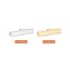 uxcell 50Pcs 30mm Ribbon Crimp Clamp Ends, Bookmark Pinch Crimp Ends, Fasteners Clasp Crimp Ends for Bracelet Necklace Jewelry Making, 2 Colors view 3