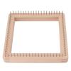 SALALIS Mini Knitting Loom, Square Knitting Tool with Hooks Wooden Crochet Board Square Knitting Board for Weaving Mat Hairband Blanket Sock Making Cushions (Large) view 1