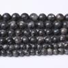 Black Glitter Stone Beads for Jewelry Making DIY Bracelet Necklace Jewelry Making 1 Strand 15.5inch 4MM view 1