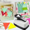Triangle Hole Punch 1.97 inch TrianglePunch Triangles Paper Punches Triangle Puncher for Crafts Triangles Shape Punch for Scrapbooking, Card Making, Paper Crafts view 3