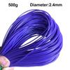 ECYC Ltd 500g 2.4mm Round Rattan Repair Kit for Wicker Furniture, Plastic Rattan Repair Strips Round Synthetic Rattan Weaving Material PE Rattan Roll for DIY Patio Furniture, Fruit Baskets, or Crafts view 2