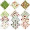 ZAKHSE Christmas Pattern Paper Pack, 24 Sheets 6"x6" Scrapbook Paper Pad for Card Making, Single Sided Xmas Prints Cardstock Decorative Craft Paper for Holiday DIY Scrapbooking-12 Designs-Green view 3
