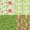 ZAKHSE Christmas Pattern Paper Pack, 24 Sheets 6"x6" Scrapbook Paper Pad for Card Making, Single Sided Xmas Prints Cardstock Decorative Craft Paper for Holiday DIY Scrapbooking-12 Designs-Green view 4