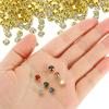 PATIKIL 5mm Claw Sew on Rhinestones Crystals, 100 Pcs Glass Metal Flatback Base Flower Claw Gems Crafts Sewing for Shoes Dress Clothes Needlework Belt Sewing Accessories, Light Purple view 4