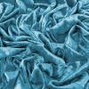 Ice Fabrics Stretch Crushed Velvet Fabric by The Yard - 60/62" Wide Soft Velvety Fabric for Sewing Apparel, Upholstery, Curtains & Decor - 250 GSM - 20% Vertical Stretch - Aqua - 3 Yards view 2