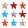 Bocar 5 Mixed Color Ocean Theme Starfish Metal Cute Charms 25pcs Starfish Pendants for Jewelry Making Accessories Diy Necklace Bracelet Earrings Keychain (PJ-HX-Mix 5) view 1