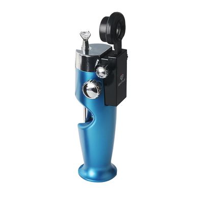 GemTrue Diamond Checking Loupe 20x Magnification Inscription Viewer Portable Size High-Precision Loupe for Jewelers and Diamond Enthusiasts (Blue)