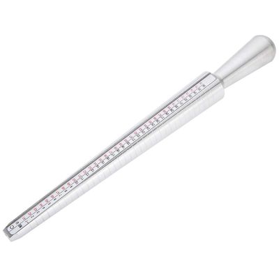 Finger Gauge, Metal Ring Sizer UK Ring Finger Sizer Gauge Measuring Ring Sizer Jewelry Size Measure Tool (Stick)