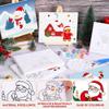 Aneco 78 Pcs 8 x 10 Inch Pre Drawn Christmas Canvas for Painting - Large Xmas Canvas Paint Kit with Easels, 60 Brushes, 6 Palettes, Fun DIY Craft Christmas Party Favors view 4