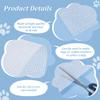 BENECREAT 10 Count Cross Stitch Cloth, 11.8x39 Inch White Essential Basic Aida Cloth for Embroidery Floss and Yarn Knitting, Embroidery Fabric view 4